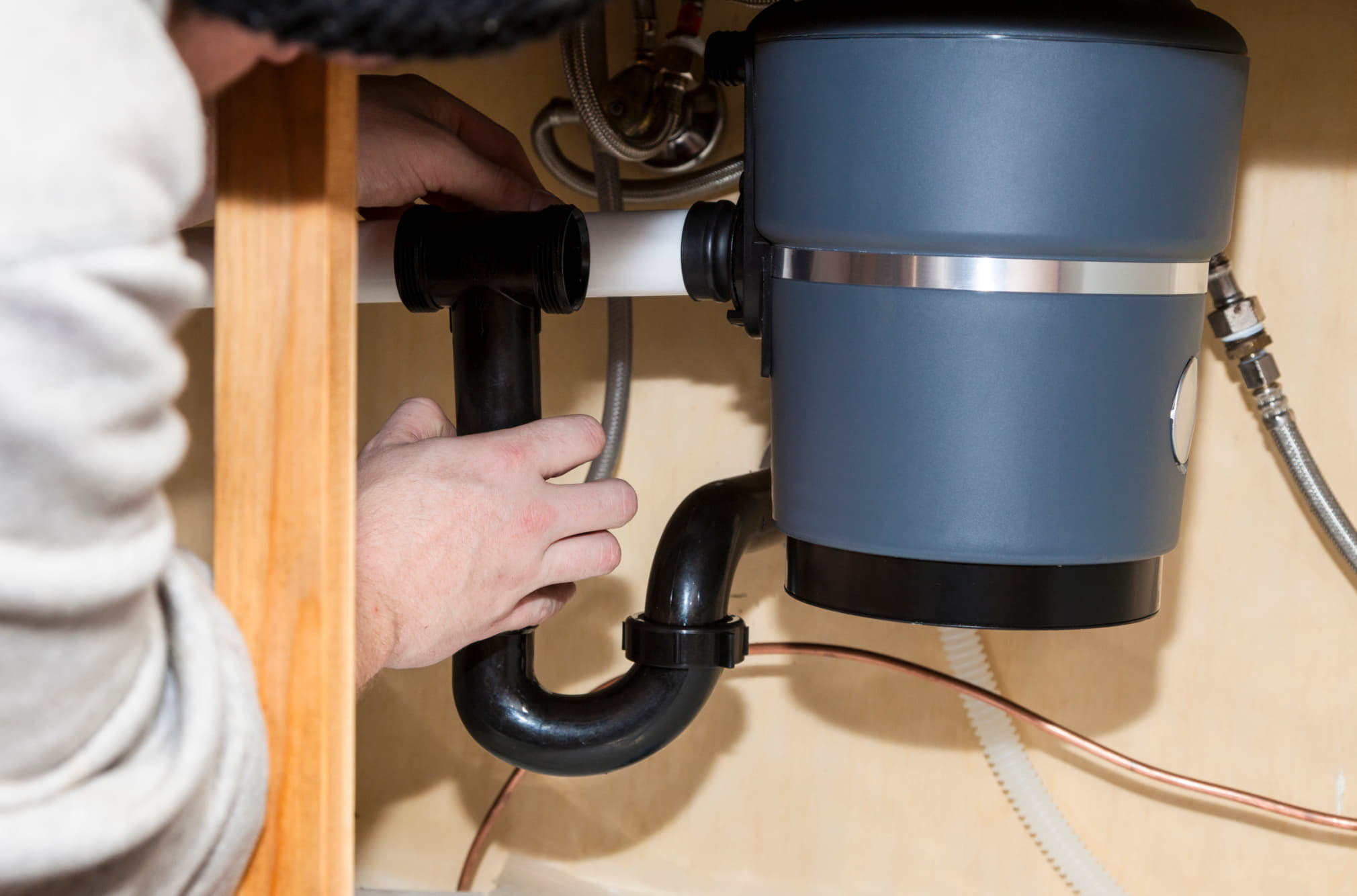 Garbage Disposal Installation performed by a Garbage Disposal Repair Pros technician